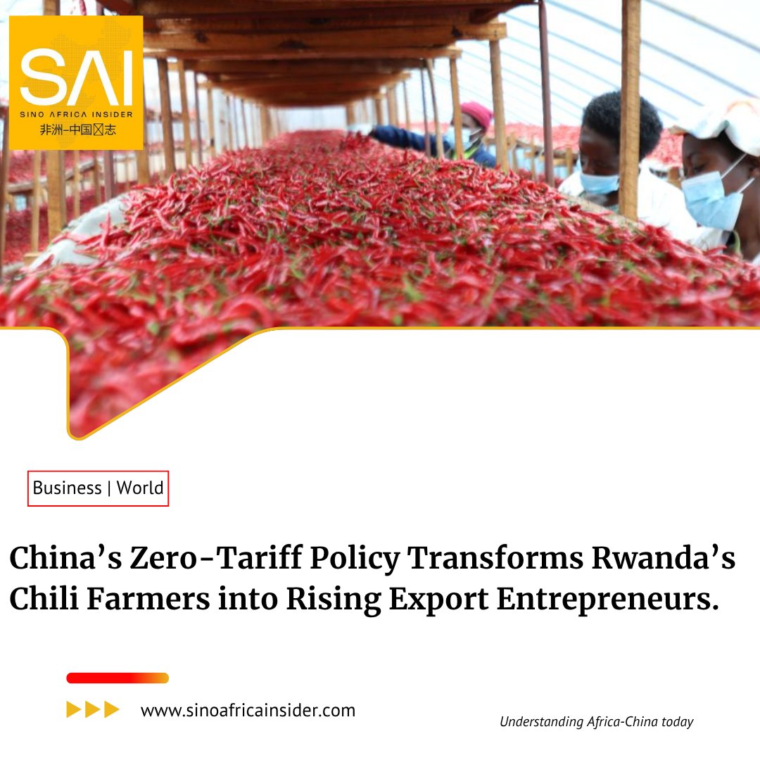 sai_magazine's tweet image. 𝐅𝐫𝐨𝐦 𝐅𝐚𝐫𝐦 𝐭𝐨 𝐆𝐥𝐨𝐛𝐚𝐥 𝐌𝐚𝐫𝐤𝐞𝐭: 𝐑𝐰𝐚𝐧𝐝𝐚’𝐬 𝐂𝐡𝐢𝐥𝐢 𝐁𝐨𝐨𝐦 𝐆𝐚𝐢𝐧𝐬 𝐌𝐨𝐦𝐞𝐧𝐭𝐮𝐦 

𝑹𝒆𝒂𝒅 𝒎𝒐𝒓𝒆: sinoafricainsider.com/chinas-zero-ta…

#SinoAfricaInsider #RwandaExports #Agribusiness #ChinaAfricaTrade #ZeroTariffs #Rwanda #FarmToMarket #EconomicGrowth