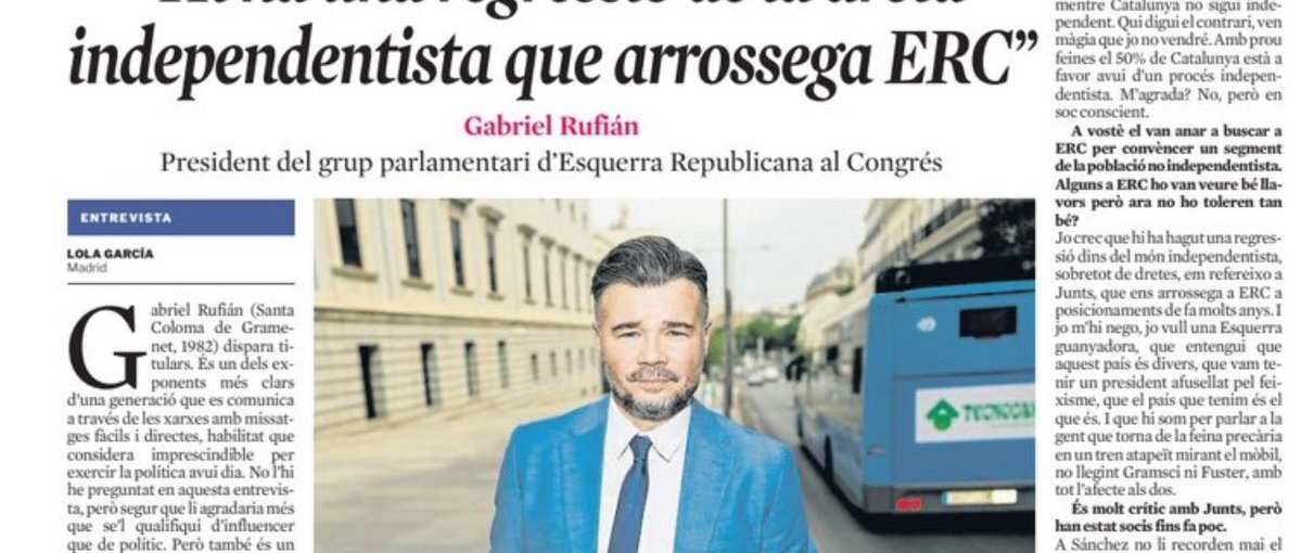 He rigut molt amb l’entrevista d’aquest pinxo mentider, ignorant, illetrat i analfabet per convicció. Quan li fas més de dues preguntes seguides a una persona tant limitada i poc cultivada… queda en evidència:

Per fi confirma que no ha acabat mai un sol llibre (si mai llegís