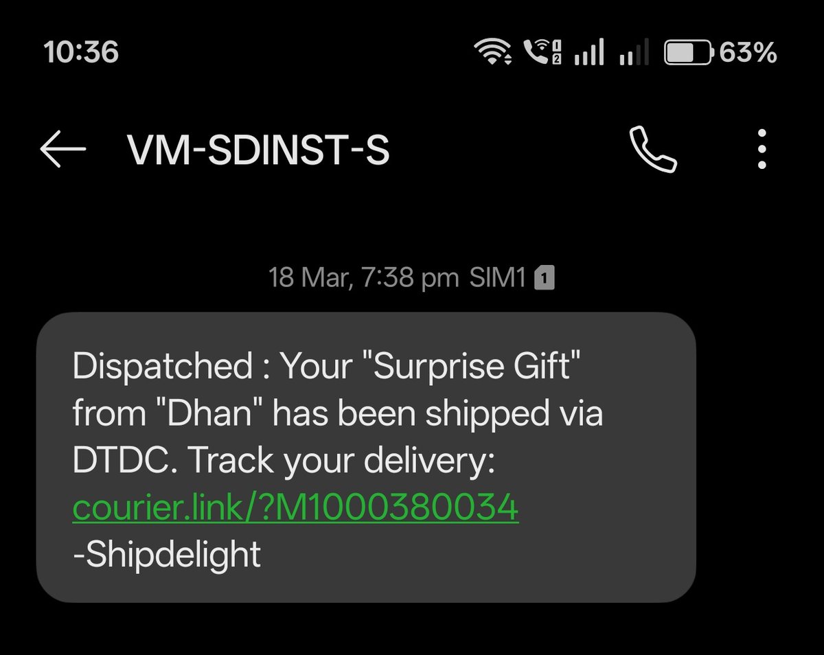munjurking's tweet photo. Hey @DhanHQ, please don’t use @DTDCIndia for deliveries.

You sent me a gift on 18th March. The status showed “delivered,” but I never received it, and the delivery agent never contacted me.

I contacted them multiple times and raised a ticket. https://t.co/3iLt1GC8Q5
