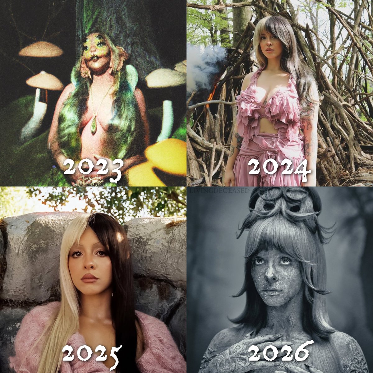 Melanie Martinez celebrating her birthday in Instagram posts over the years. 🤍