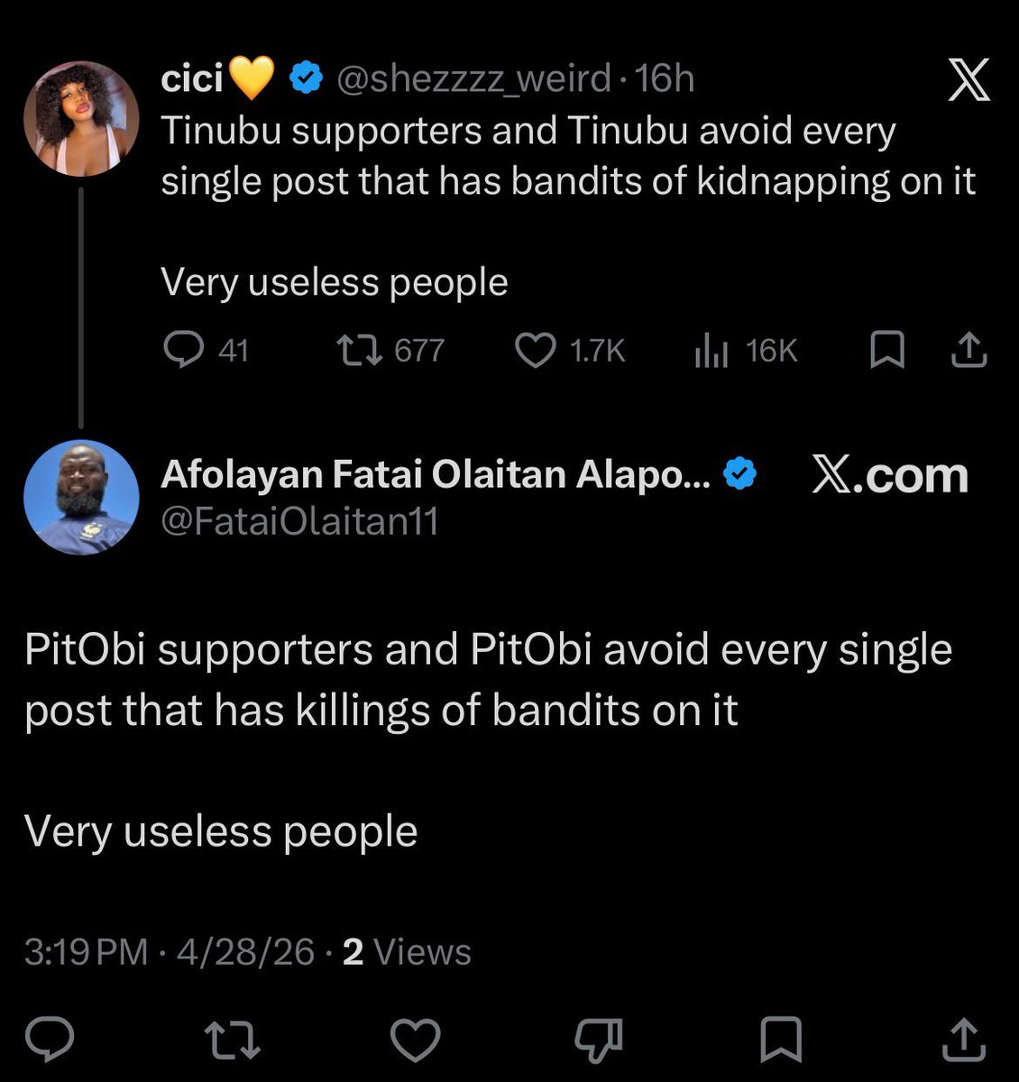 Voiceofigbos's tweet photo. The fate of BATbingos https://t.co/BmnNDTYzpf
