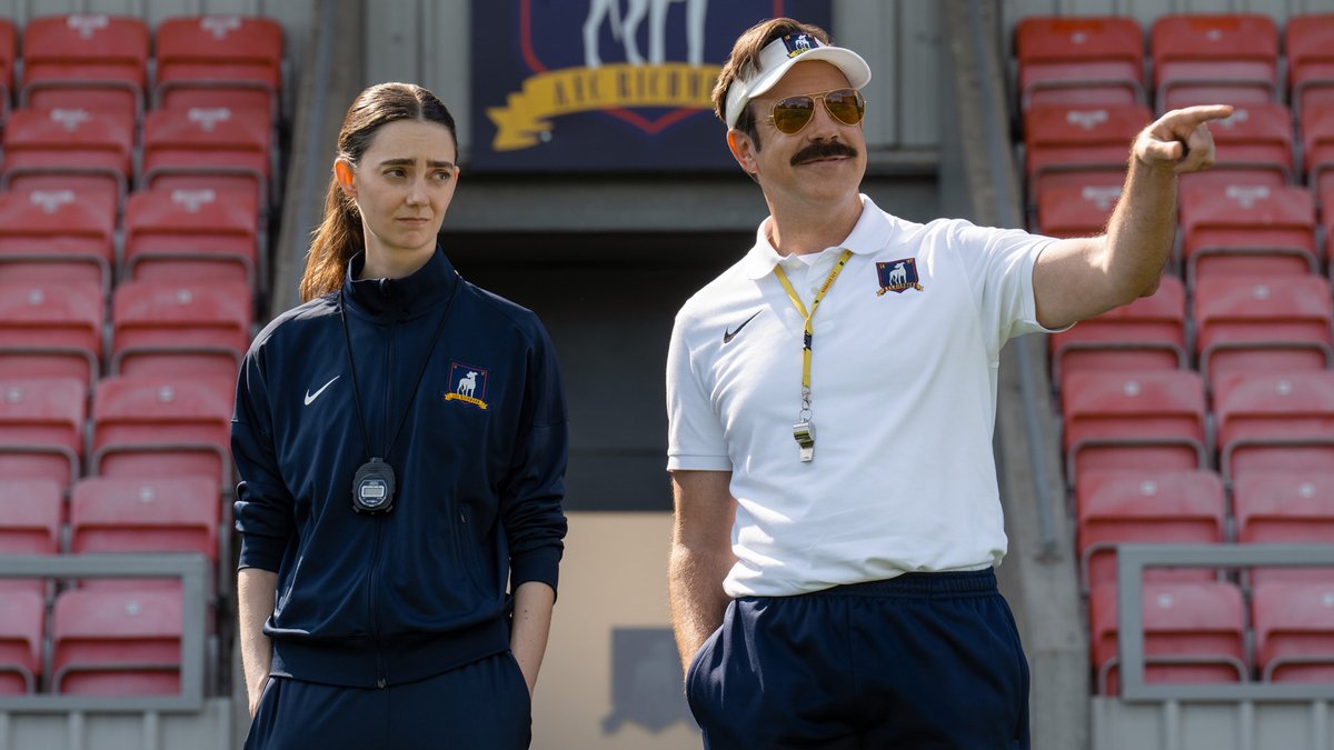 thecinemagroup's tweet image. #AppleTV has confirmed that #TedLasso Season 4 will premiere on August 5, 2026. Jason Sudeikis returns alongside the core cast as the Emmy-winning series shifts into a new direction, following Ted’s move to coaching a second division women’s football team.

Read