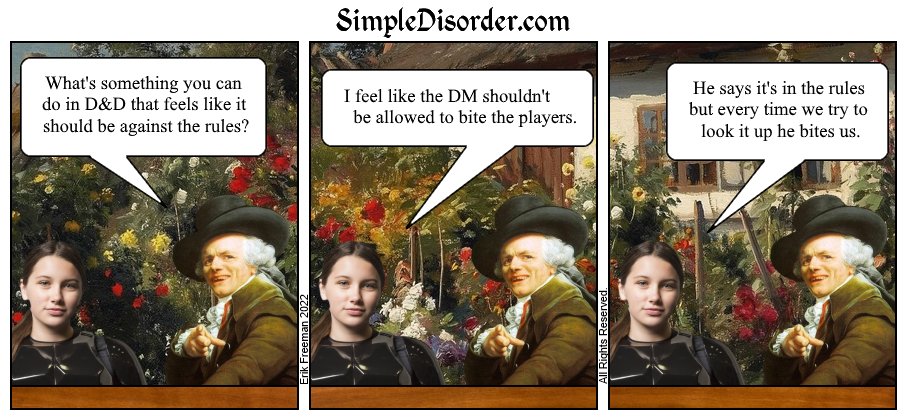 simpledisorder's tweet image. D&amp;amp;D? #Dungeon #dragon #ttrpg #satire #fun #comicstrips