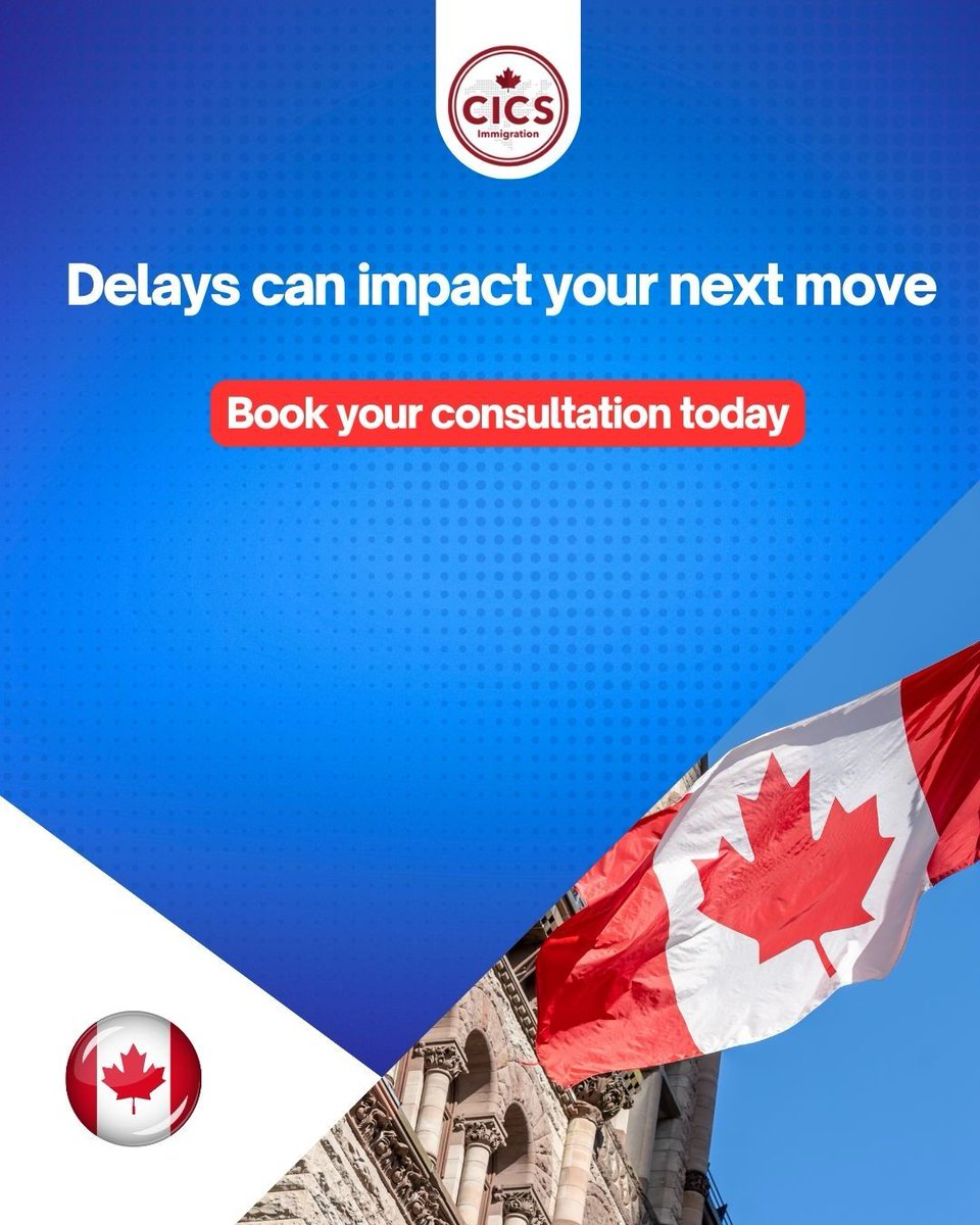 CICSImmigration's tweet photo. If you are relying on a visitor extension or planning a status change, you need to prepare much earlier than before.

📩 Want to plan your next step based on current IRCC timelines?
Book a consultation:
https://t.co/zgY1fowLZ2

#IRCC #ProcessingTimes #CanadaPR #ExpressEntry https://t.co/wjH0F8ooJL