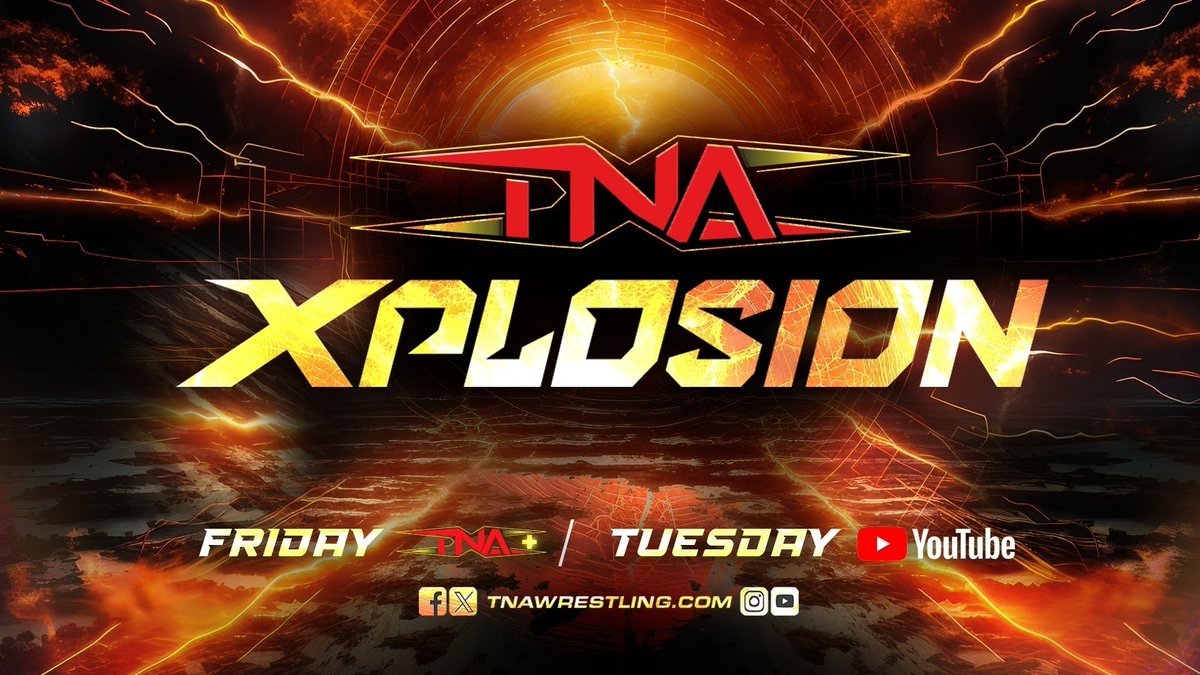 ProWrestlingG's tweet image. 🛑 Today on TNA Xplosion 28th April 2026 🛑 

💥 A new episode premieres every Friday exclusively for TNA+ subscribers, then airs for FREE on YouTube the following Tuesday. 

Watch:  buff.ly/CCJ5JmG 

#PWGfansANTHEM #TNAUK #TNAiMPACT #TNAWrestling #WWE #ProWrestlingG