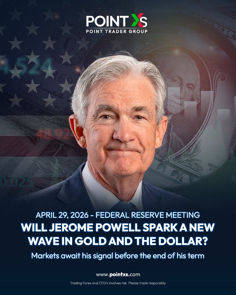 PointTraderFX's tweet image. The market isn’t waiting for data.
It’s waiting for #Jerome Powell.

One sentence from the Federal Reserve
can move #Gold and the #Dollar in seconds.

Pause? Cuts? Hawkish shift?

That’s where volatility is born.

April 29 — Be ready with #Pointxs

#XAUUSD #Forex #FOMC #Trading