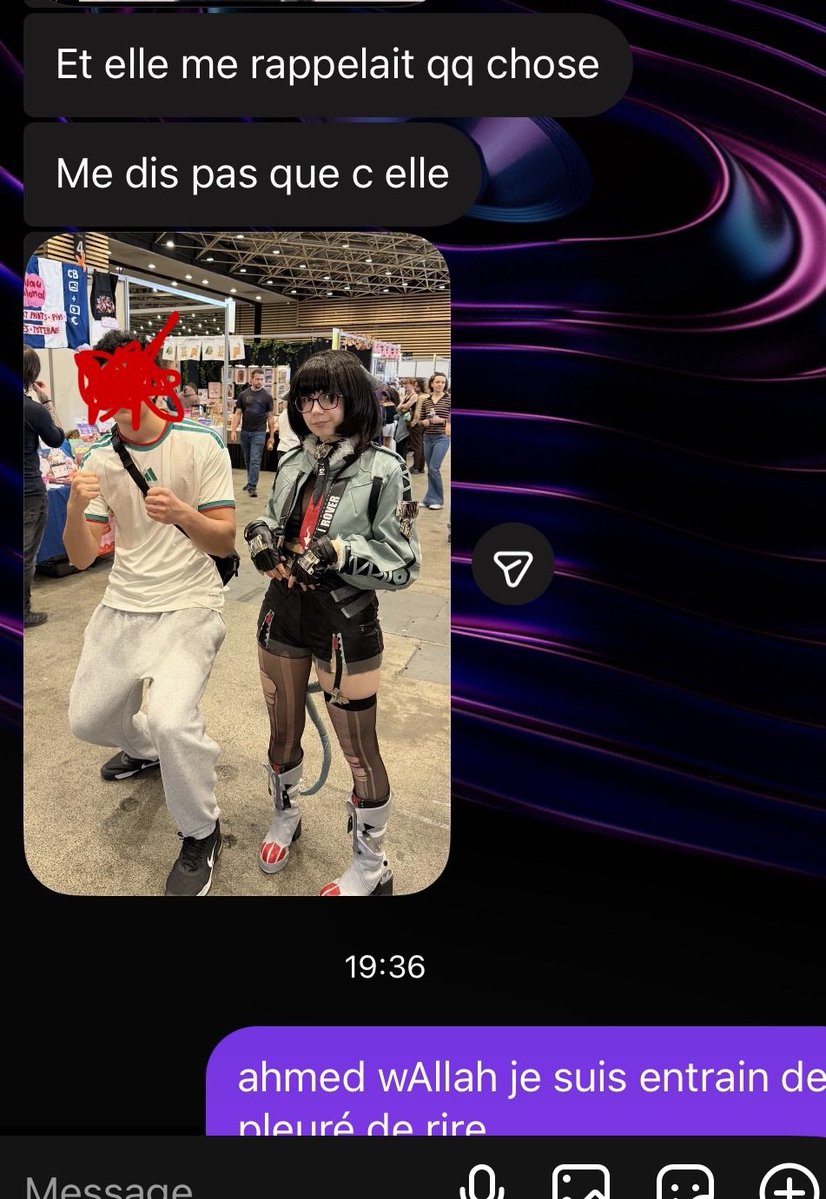 croisé ririmiaou maillot dz à la japan expo mdrrr