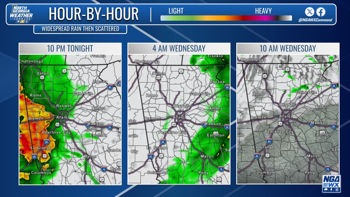 EVENING FORECAST: Bulk of the rain is gone but more is on the way late ...