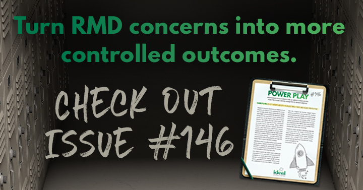 IdealProducers's tweet photo. #RMD season is a great opportunity to help clients explore how greater balance &amp; a meaningful BOOST can strengthen their #RetirementPlans!

Discover how one advisor leveraged a partial #IRAConversion to help satisfy RMDs &amp; protect the client's nest egg: https://t.co/Nh8nS3EWkP https://t.co/ahrKZVhLlu