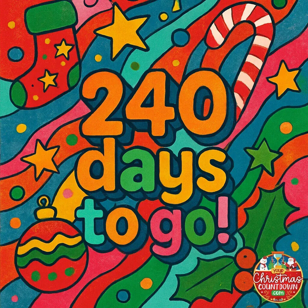 christmas_clock's tweet image. 240 MORE DAYS BEFORE #CHRISTMAS!
🕒 YourChristmasCountdown.com 🎄🎅