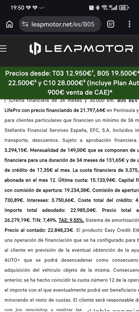 jupemaar's tweet photo. @cglezv Precio al contado sin ayudas <23000€.preciazo https://t.co/B8pPqRGfsZ