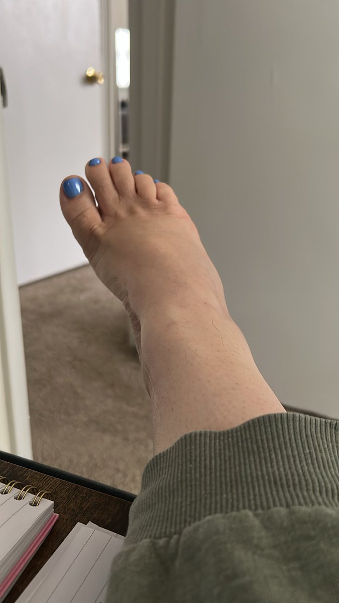 Foot up while working