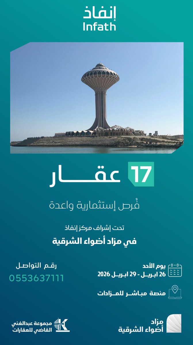 مجموعة عبدالغني القاضي للعقارات tweet media