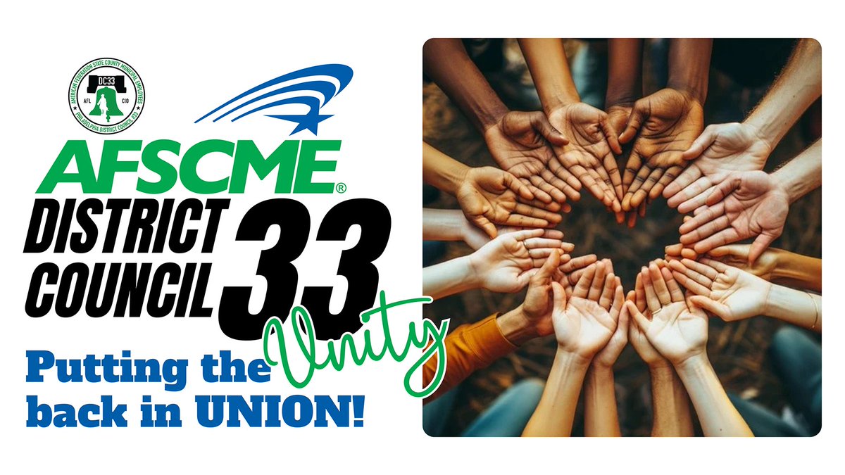 afscme33's tweet photo. When working people stand together, we are a force that cannot be ignored. Our power has always come from our unity, shoulder to shoulder, voice to voice, refusing to back down when what is right is on the line.
Every victory we have ever won came from collective strength. https://t.co/veVUxCoWSj