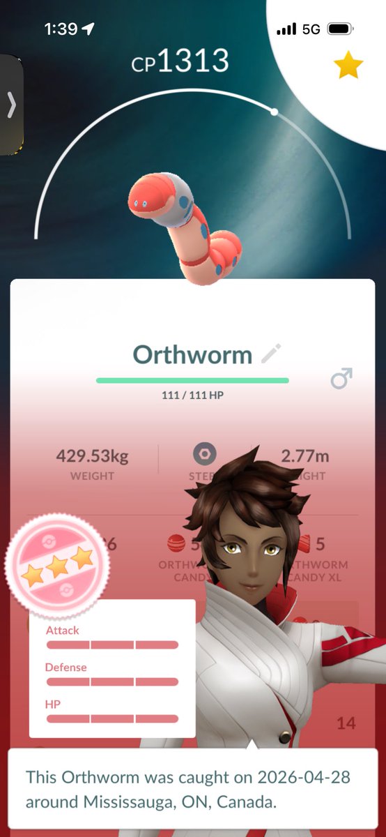 Well hot damn. 16 raids and the hundo appears. Guess I will let the shiny come to me one day in the distant future 🥰 #PokemonGO