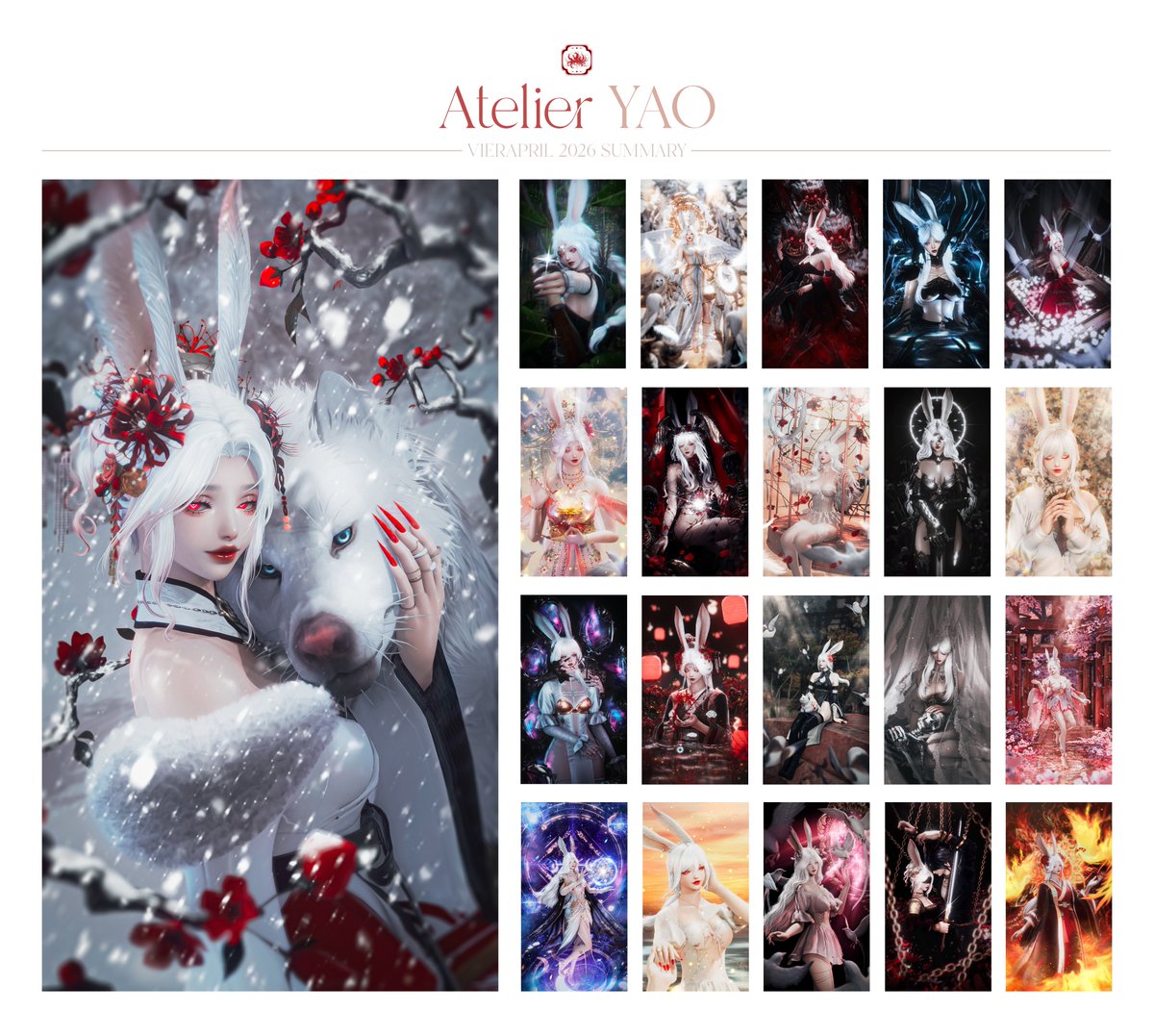 atelieryao's tweet photo. won't be able to finish this year's #vierapril at all with tools down bc of patch + bc i need to shift my focus to working on this year's comms now LOOL but i'm glad i got a lot of good gposes this year! 🥰 https://t.co/PQL4kfw6oG