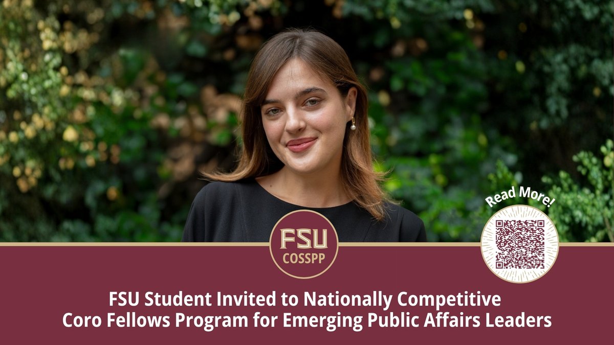 FSU College of Social Sciences and Public Policy tweet media