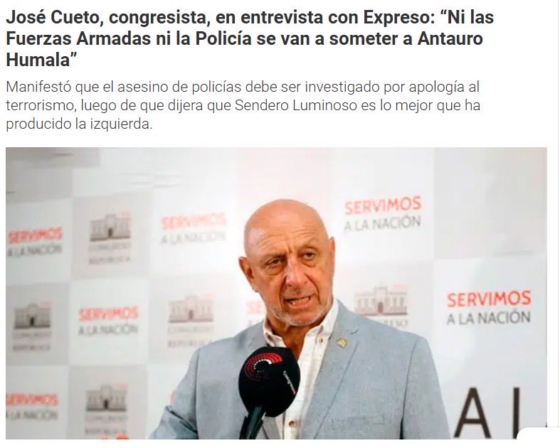 Las FF.AA. y la PNP en alerta