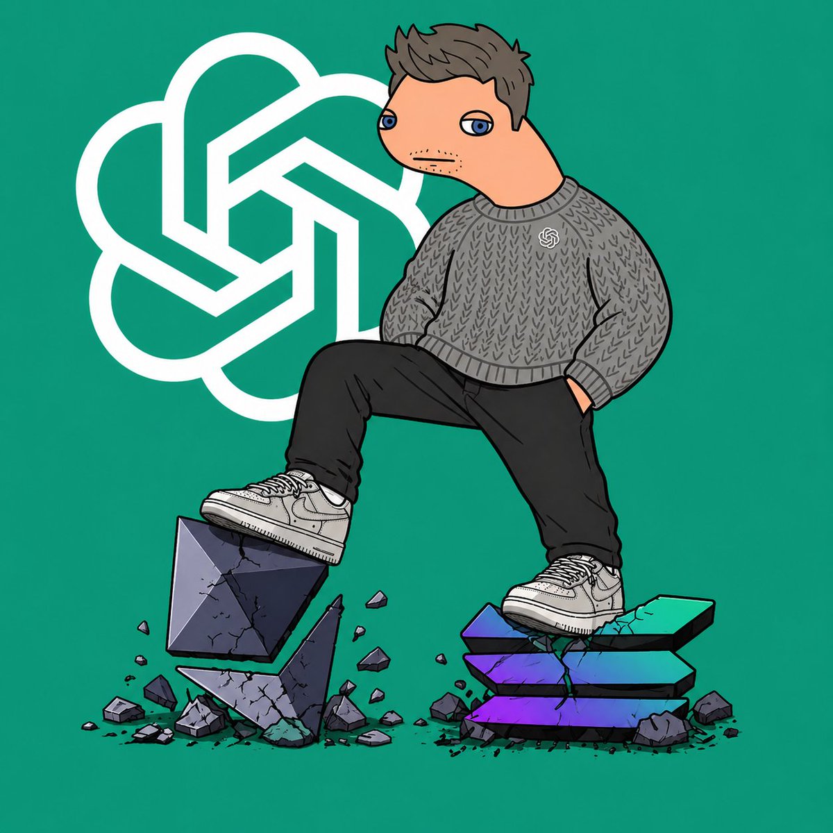 Scam Altman tweet media