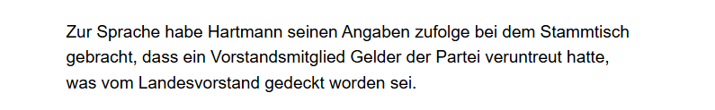 AfDverbot_2024's tweet image. Dieser Thema der #Veruntreuung will der Landesvorstand der #AfD in #Hessen natürlich deckeln. Wohl auch deshalb will man #Hartmann loswerden.

 fr.de/rhein-main/lan…

#Lambrou #Bletzer #Vohl #Lichert