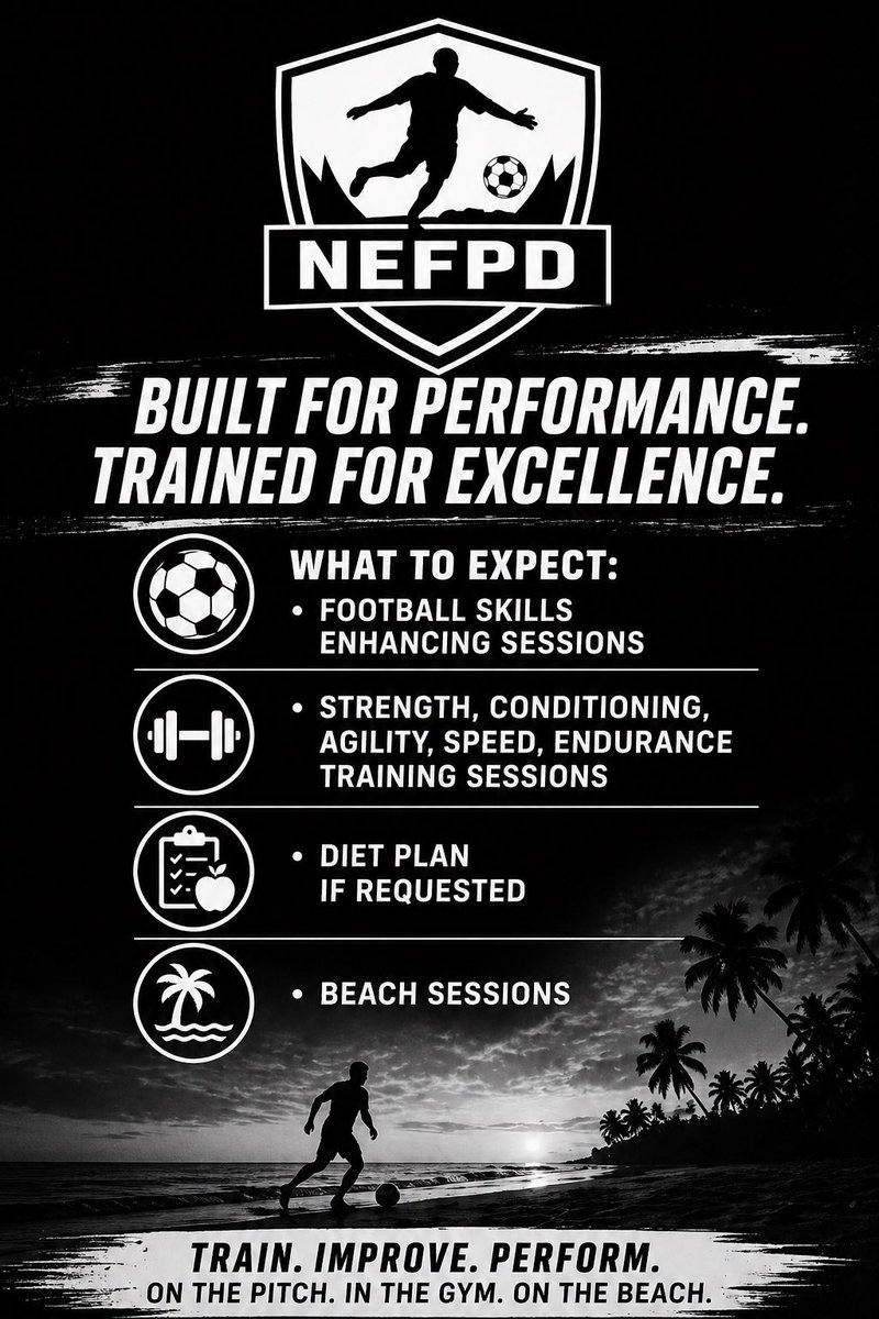 melulekingcobo_'s tweet image. Introducing NEFPD. Coach Ngcobo’s Elite Football Performance and Development Clinic. #Elitetraining #Footballtraining #Trainwithintention #loveofthegame