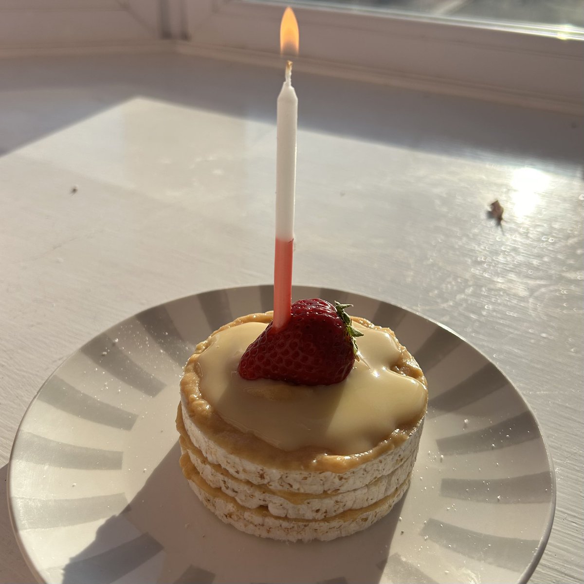 fr0zenp3as's tweet image. rice cake cake to celebrate that i’m not overweight anymore!

#anaapril #edtwt #weightloss