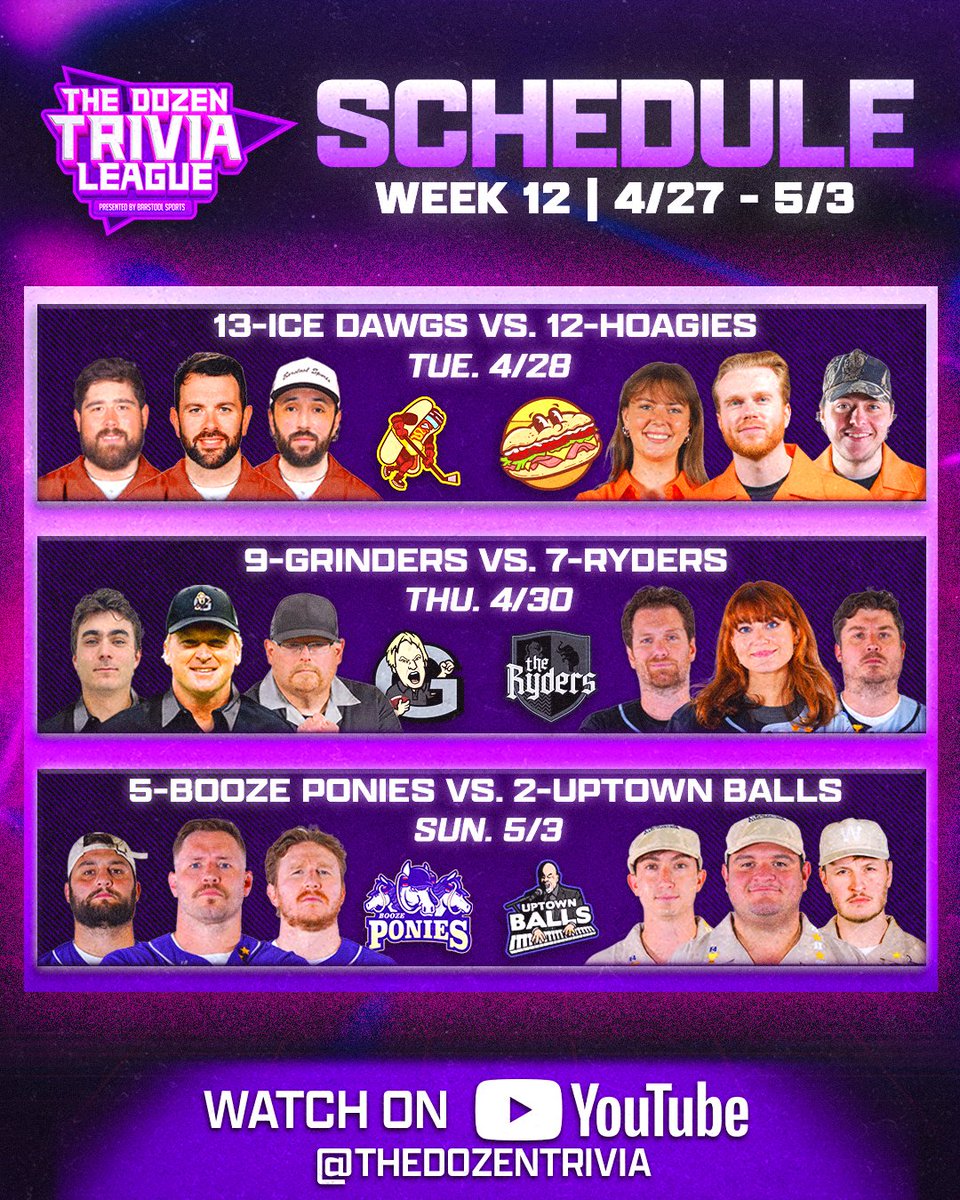 The Dozen Trivia tweet media