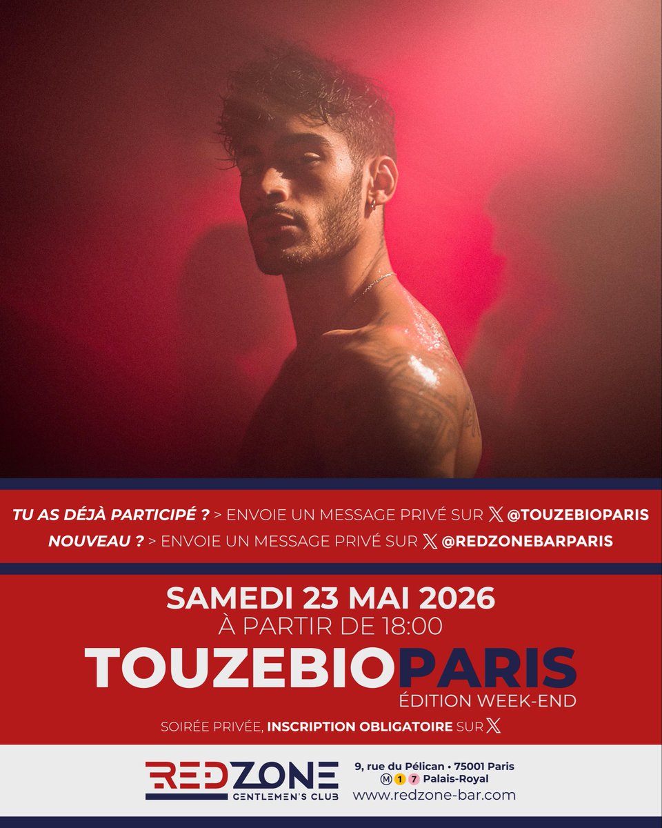 redzonebarparis's tweet photo. Samedi 23 mai…. elle revient !
La #TouzeBioParis 🎉

Deux manières de s’inscrire :

• Tu as déjà participé 👉 Envoie un DM à @TouzeBioParis

• C’est ta première fois 👉 Envoies-nous un DM sur la messagerie du bar https://t.co/UjskoHnQqq