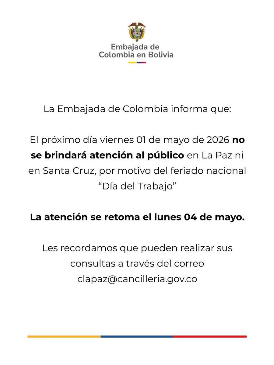 ATENCIÓN 📢