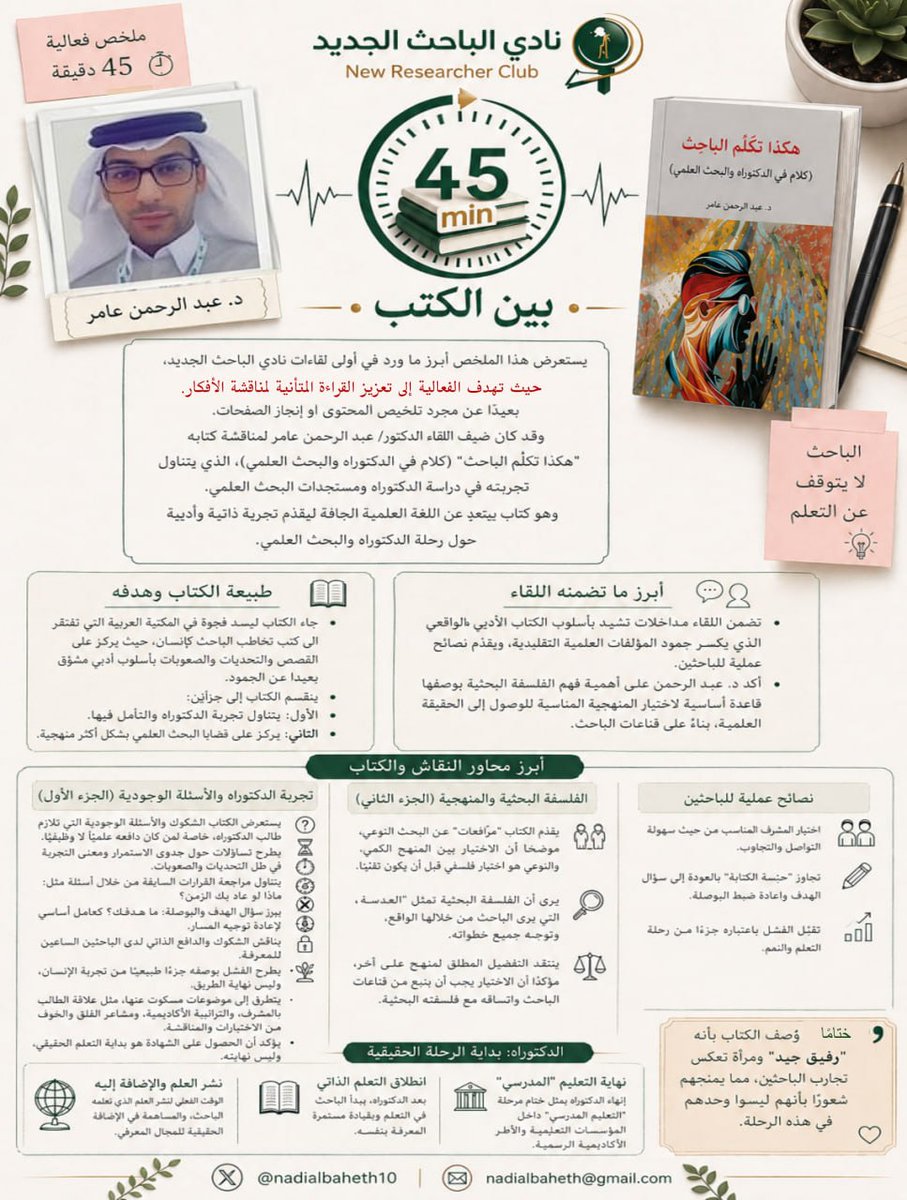 نادي الباحث الجديد tweet media