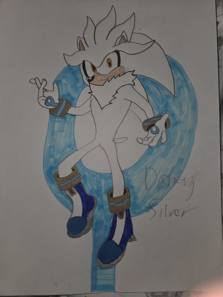 Just a Lil drawing of the boi #Silverthehedgehog