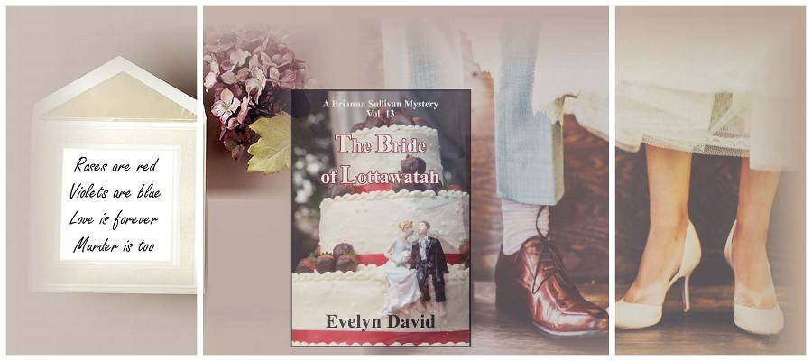 evelyndavid's tweet image. THE BRIDE OF LOTTAWATAH Bad hair day is the least of Brianna's worries. Somebody wants her dead. Kindle: amazon.com/Bride-Lottawat… Audiobook: amazon.com/Bride-Lottawat… Paperback: amazon.com/Bride-Lottawat… #mystery #ghosts #supernatural #wedding #bride #badhairday