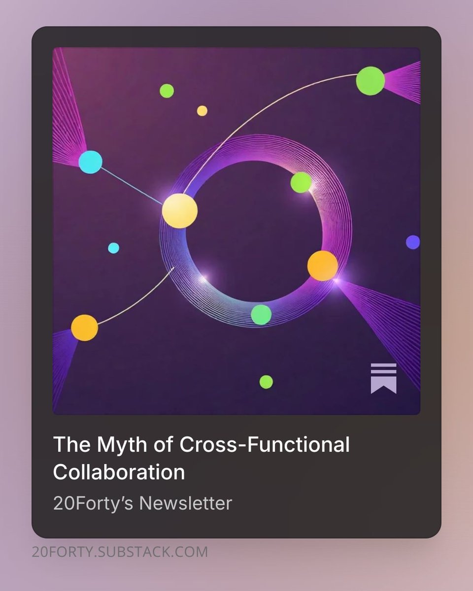 novakkevin's tweet image. Most organizations believe cross-functional teams automatically create collaboration.
In reality, they don't.
Read Issue 255: The Myth of Cross-Functional Collaboration

#Leadership #Management #Transformation #strategy #work2026 #collaboration
hubs.ly/Q049vtT50