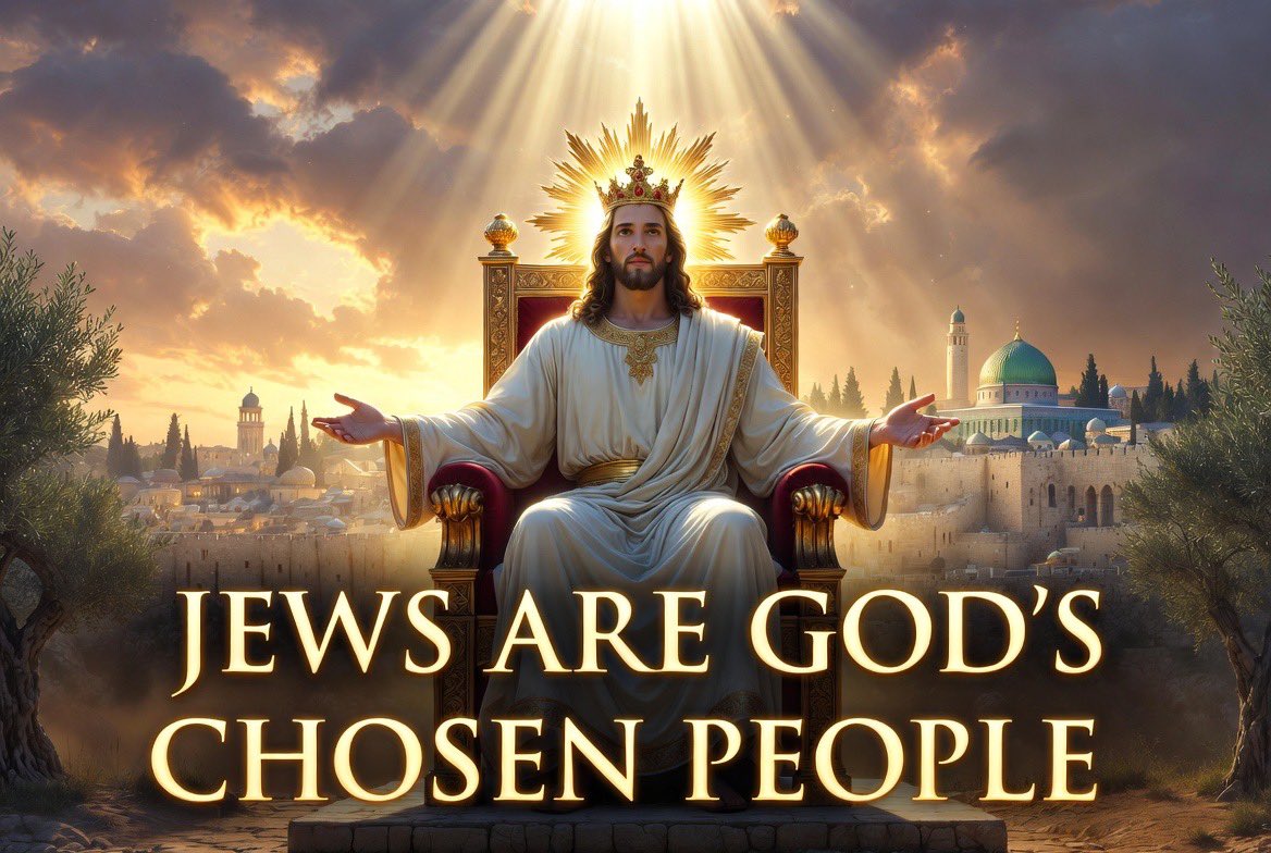 🙌 GOD’S CHOSEN PEOPLE ARE RISING!
The Jews are His Chosen.
Israel is His nation.
One day soon…
HE IS COMING BACK to rule and reign from Jerusalem forever! 🔥🇮🇱
The world can deny it.
History can fight it.
But the Bible already wrote it.
Get ready.
The King is returning to His