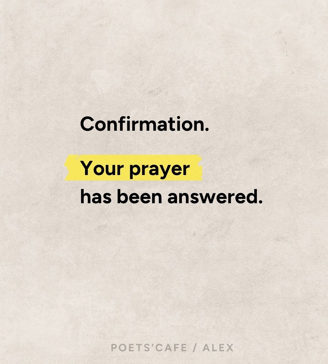 It's your turn. Amen.