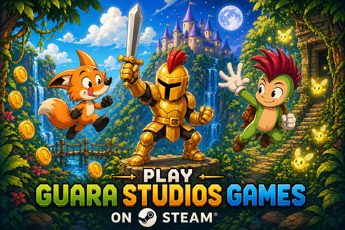 StudiosGuara's tweet image. ✨Discover handcrafted adventures from Guara Studios.✨

From heroic quests to wild rescues and magical journeys, your next adventure starts here.

🎮 Play Guara Studios Games on Steam

store.steampowered.com/search/?develo…

#IndieGame #SteamGames #PixelArt  #IndieDev #PCGaming