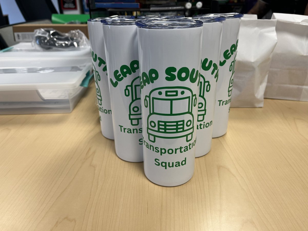 LEAPSouth's tweet photo. Our days start and end with our incredible bus drivers. 🚌 Thank you for keeping our students safe and bringing smiles along the way. We truly appreciate you! We hope you enjoy your gift from us. 
#BusDriverAppreciation #LEAPwherethemagichappens #LEAPingtoSuccess  @CMatthewsFCS https://t.co/NSGhBlxzcm