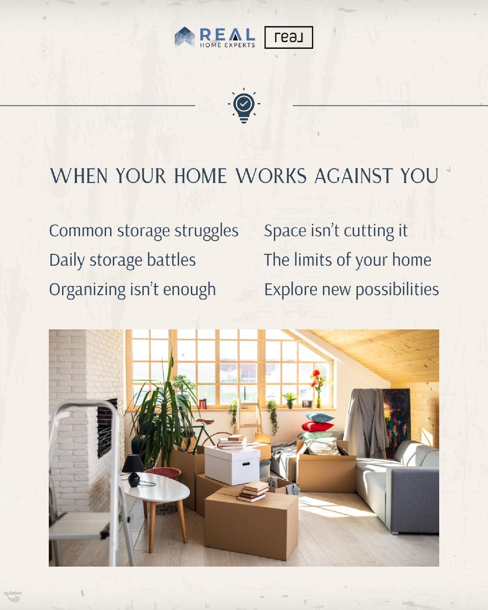 ShaneORourke8's tweet photo. If your home always feels a little too full…it might be more than just clutter. 👀

Sometimes you just outgrow a space, and that’s okay.
•
519-904-2845
info@realhomex.ca
https://t.co/6QzgpFxTf5
•
#RealHomeExperts #OntarioRealEstate #RealEstateTips #Decluttering #Upsizing https://t.co/squgAA3OEp