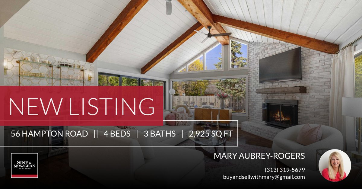 MarySells's tweet photo. 📍 New Listing 📍 Take a look at this fantastic new property that just hit the market located at 56 Hampton Road in Grosse Pointe Shores. Reach out here or at (313) 319-5679 for more information!

Listed by Panagiota Vasilos

Mary ... https://t.co/1DFHBGT4uM https://t.co/3keYnmV7JD