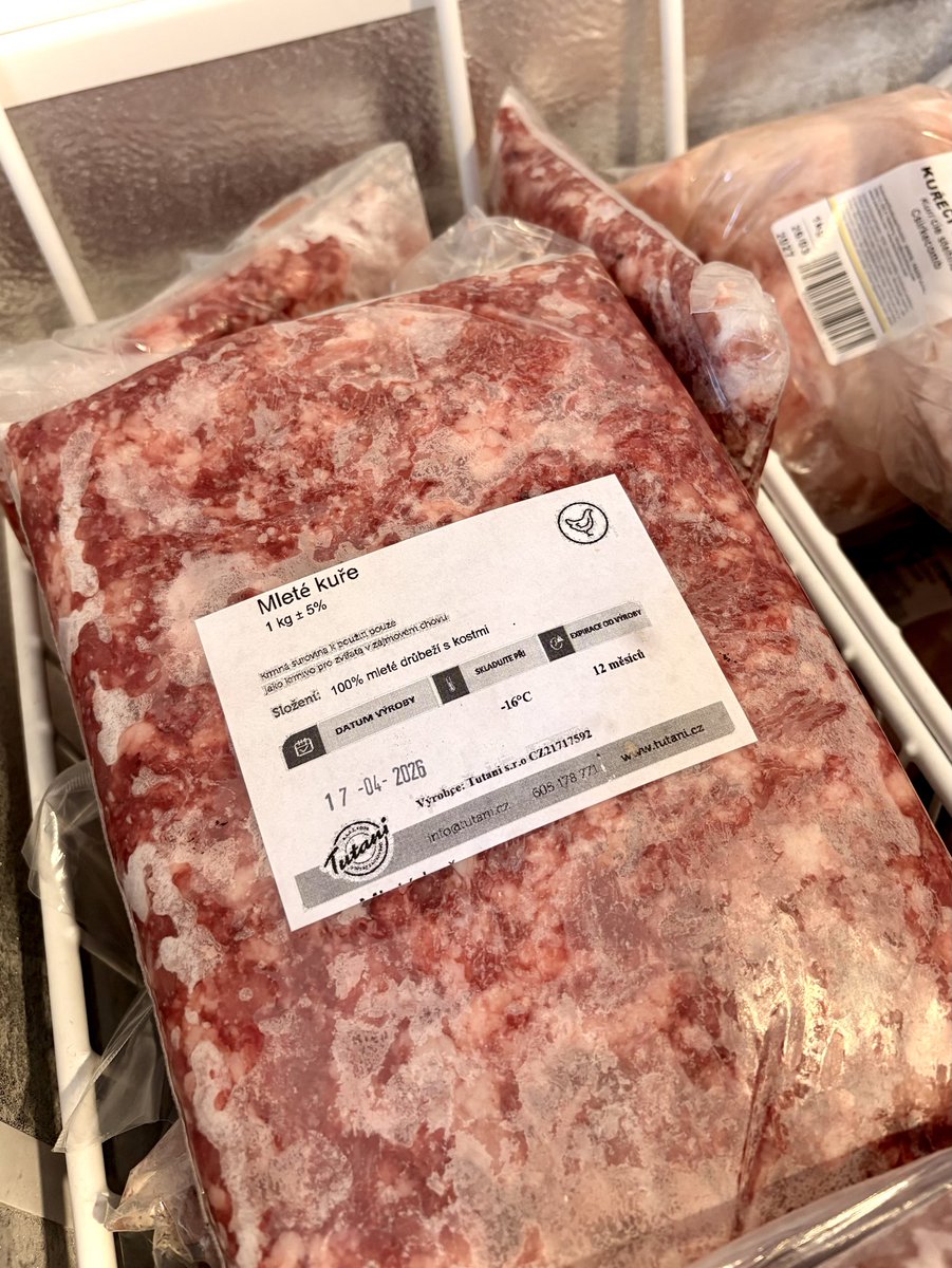 barflife's tweet photo. Doplněno 🧊🥩✅ 1/3 #barf #barflife #barflifelitvínov #masopropsy #mraženémaso https://t.co/kaHHnUZb7f