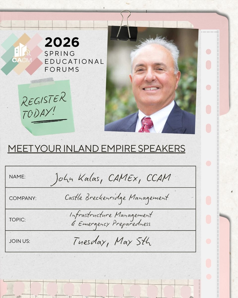 CACMchat's tweet photo. Ready to level up your knowledge and connect with the best in the biz? 🎉

Swipe to check out who's taking the stage and mark your calendar for Tuesday, May 5th, for the Inland Empire Lunch! 🚀

#CACM #SpringForums #CommunityManagers https://t.co/i9OTgGWCli