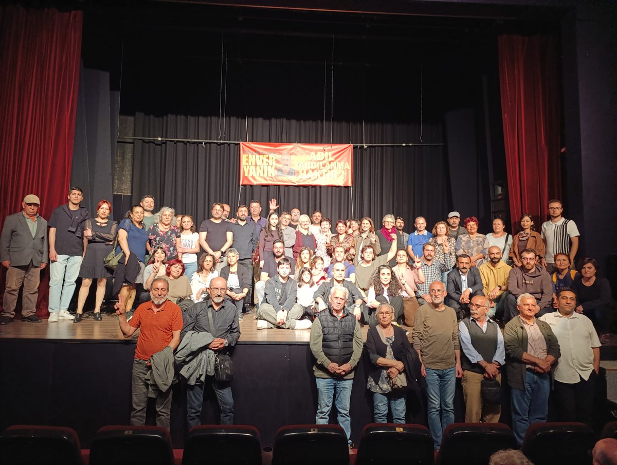 EnverAdalet's tweet photo. 1. Tecrit Karşıtı Dayanışma: "Kuyu Tipi" Hapishaneler Kapatılsın
Hapishanelerde derinleşen tecrit politikalarına,hasta tutsakların yaşam hakkı ihlallerine ve adil yargılanma krizine karşı İzmir’de bir araya geldik. Duvarların ardındaki özgür tutsakların sesi olmaya kararlıyız! https://t.co/TWGtRqVEwz