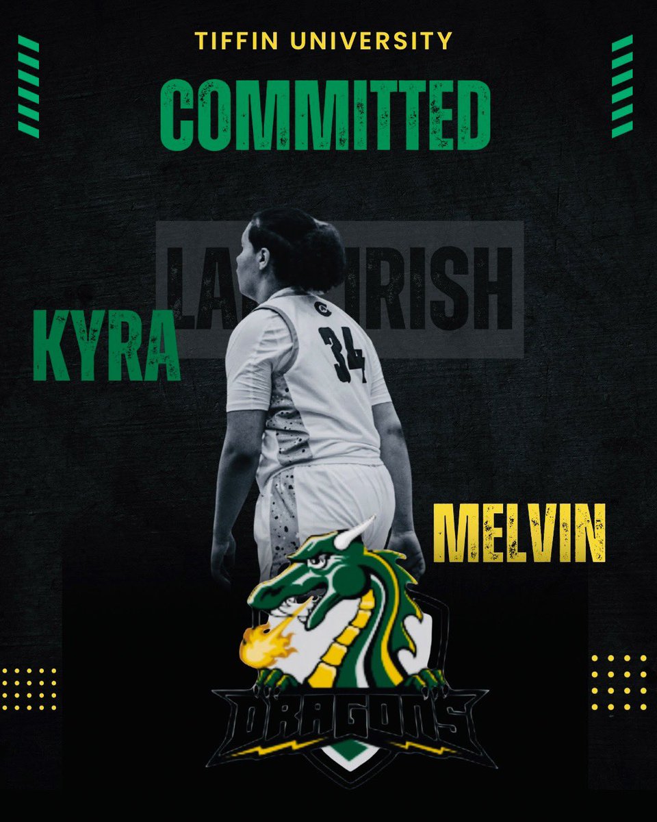 LadyIrishBB's tweet photo. 🏀COMMITTED☘️

Congratulations to @BigKyraK on her commitment to @TiffinUWBB! Kyra brings a unique skill set at the power forward position. We wish her the best as she starts her collegiate basketball chapter. Let’s Go Irish! 🏀☘️ https://t.co/TbHGf6Z9hZ