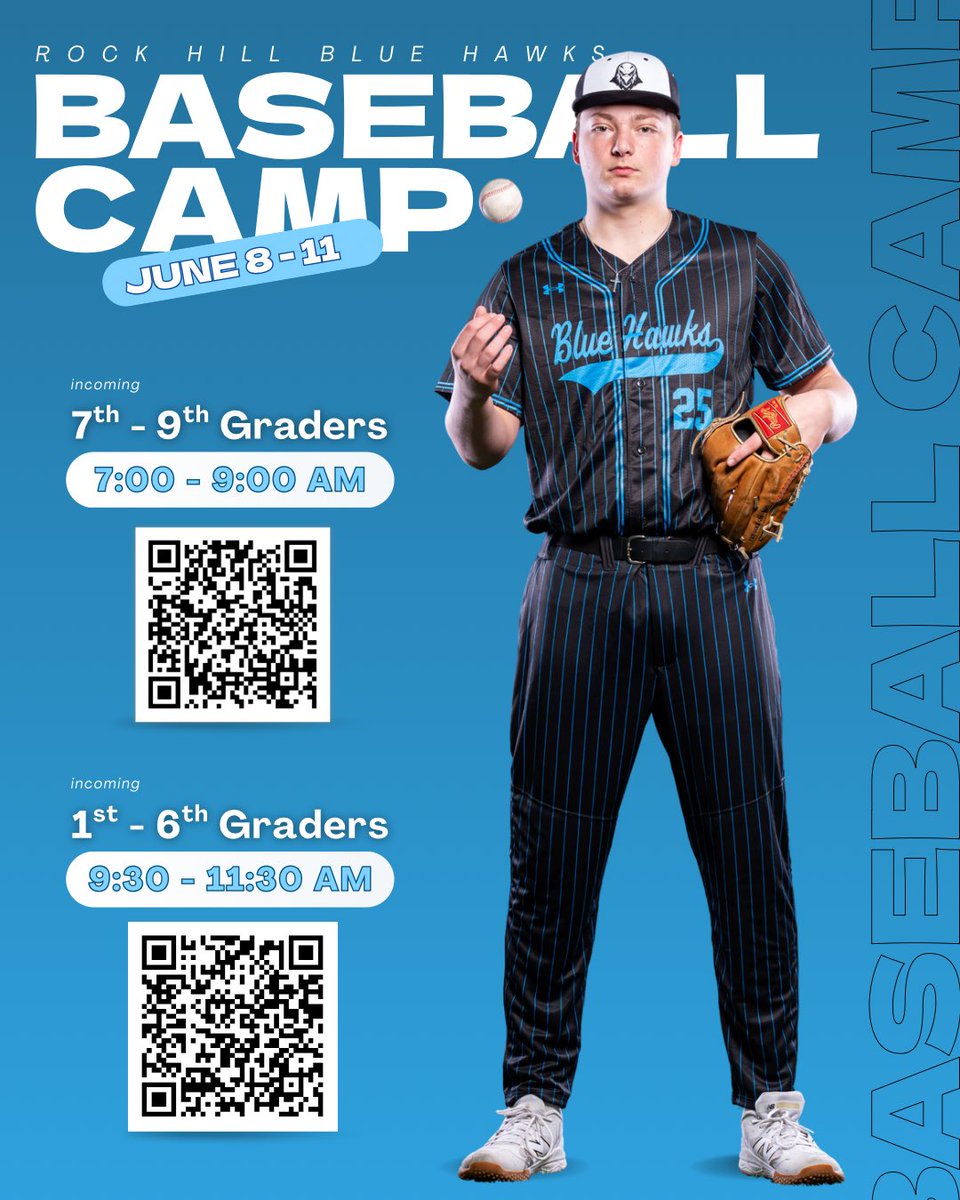 RockHillBasebll's tweet photo. Sign up for baseball camp NOW!!!! https://t.co/1DEZSxfSCJ