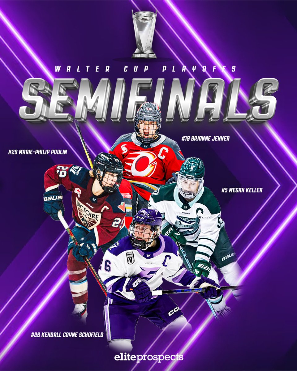 eliteprospects's tweet image. Semifinal action starts Thursday 🏆
Who are you riding with?

📸 Credit: PWHL 

#EliteProspects #PWHL #Hockey #WalterCup