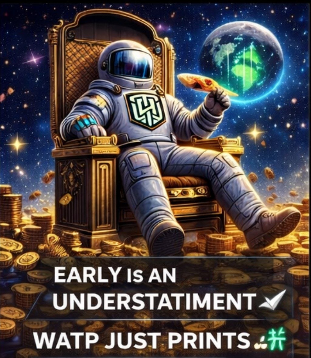 WAtherotocol's tweet photo. $WATP

Episode 7: 
Waves of Adoption The wave doesn’t ask. 
It arrives.

First came the degens.
Then the artists.
Then the creators tired of platforms taking 30%.
Then the everyday people who just wanted their money to work for them instead of against them.

$WATP didn’t market. It spread.
One share → one conviction → one new holder who told ten more.

Solana speed met community soul.
The token that started as “just another meme” became the heartbeat of a parallel economy.Price? 

It didn’t pump.
It reclaimed value that had been extracted for decades.

Holders woke up to life-changing numbers while the old world posted cope threads.The future isn’t coming.
It’s already surfing the $WATP wave.

Contract: 2Ucsy2X6LadN8Q49naQ7pKiC1nuAYtnwnrHGEeFKpump
Telegram: https://t.co/bfOIAyhjdS

X:@WAtherotocol

Still waiting for “the next big thing”?
Or are you riding the wave that’s already here?