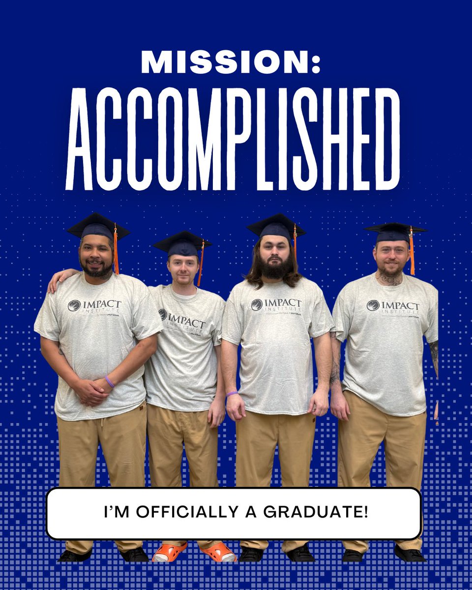 IMPACTinst's tweet photo. Look at these four graduates!  They set a goal, stayed committed, and achieved it.  What an incredible accomplishment!  Congratulations to each of you 👏. #INAdultEducation, #IAACE https://t.co/tDrGcYcuSO