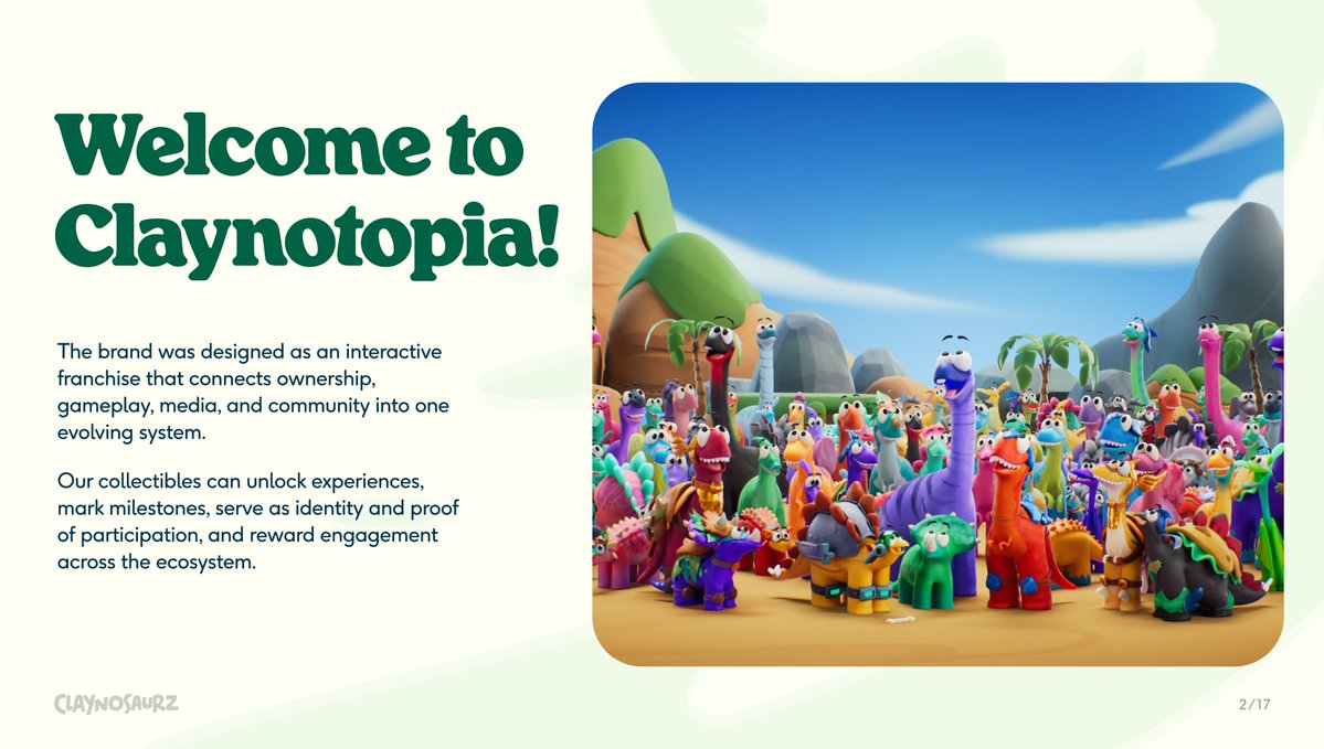 Claynosaurz tweet media