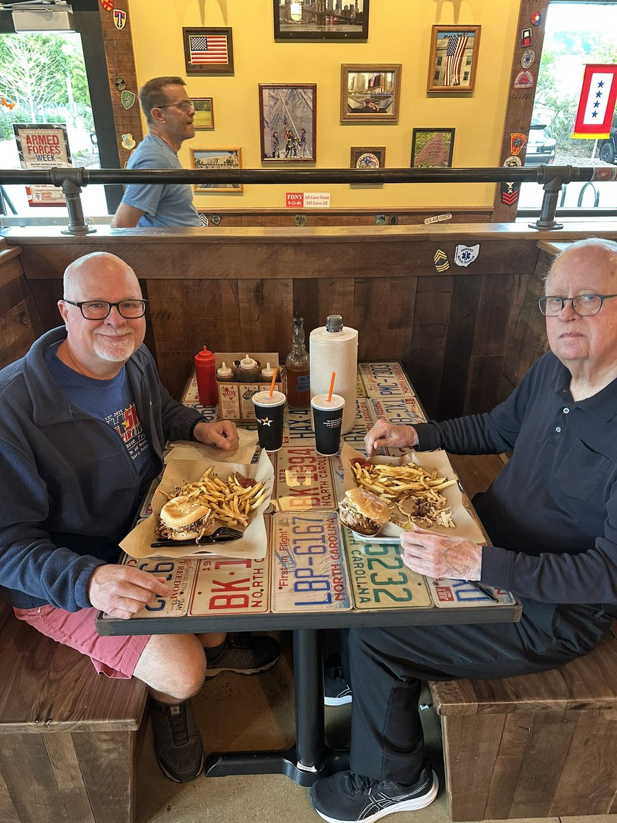 mikewheless's tweet photo. Busted pop out of the old folks joint for lunch today! https://t.co/FaOe5Ehsuq