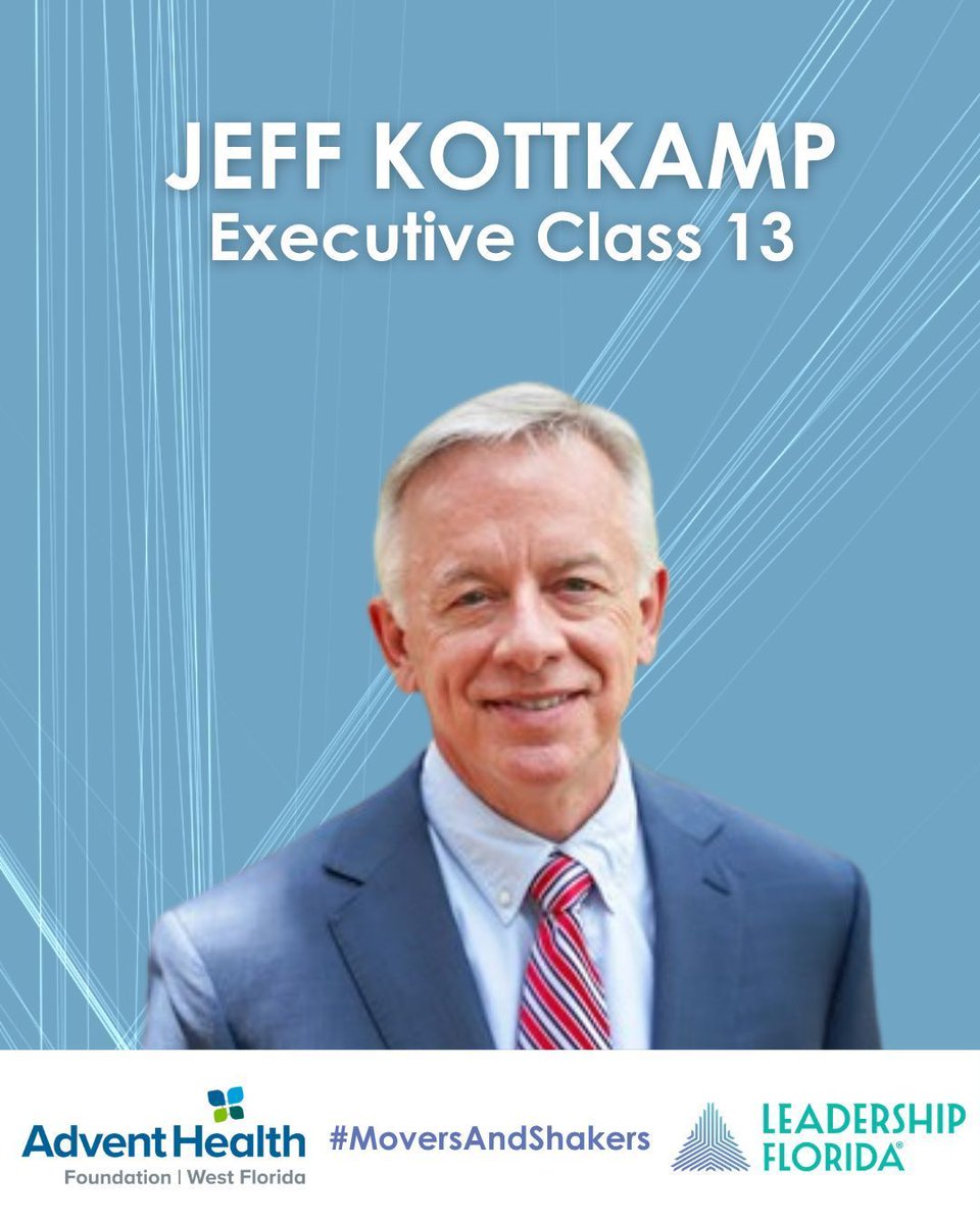 LeadershipFla's tweet image. Jeff Kottkamp (#ExecutiveClass13 #NorthwestRegion) was recently awarded the Distinguished Alumni Award by the Florida State University College of Social Sciences &amp;amp; Public Policy.  

#MoversAndShakers is sponsored by AdventHealth West Florida Foundation.